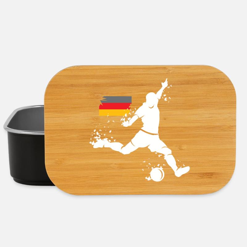 Fußball Deutschland Spieler Team Explosion EM 2024 - Lunch Box - Schwarz