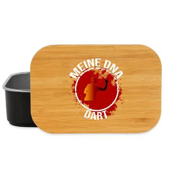 Mein DNA - Dart - Lunch Box - Schwarz - Vorne