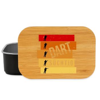 Dart süchtig - Lunch Box - Schwarz - Vorne