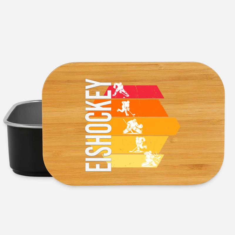 Eishockey - Lunch Box - Schwarz