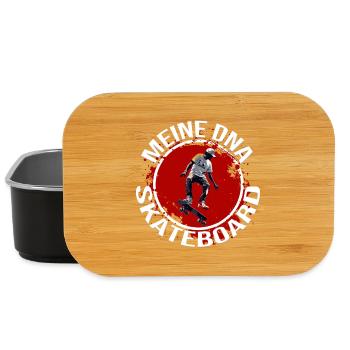 Meine DNA - Skateboard - Lunch Box - Schwarz - Vorne
