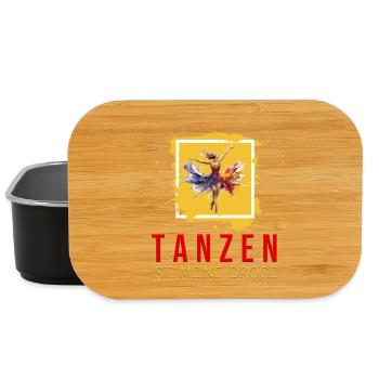 Tanzen ist meine Droge - Lunch Box - Schwarz - Vorne