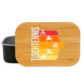 Tischtennis - Lunch Box - Schwarz - Vorne