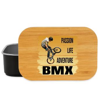 Passion - Life - Adventure - BMX - Lunch Box - Schwarz - Vorne
