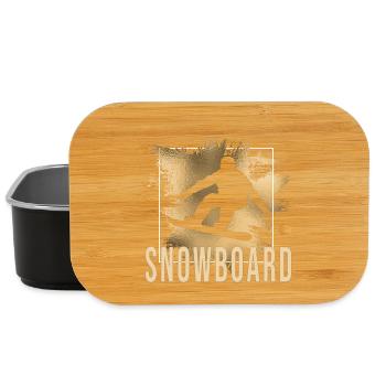 Snowboard - Lunch Box - Schwarz - Vorne