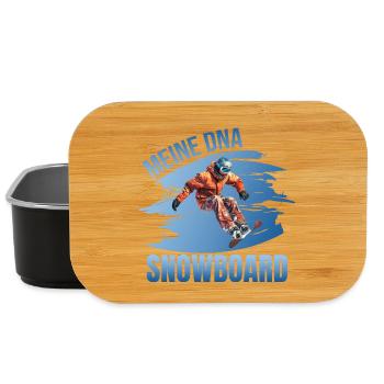Meine DNA - Snowboard - Lunch Box - Schwarz - Vorne