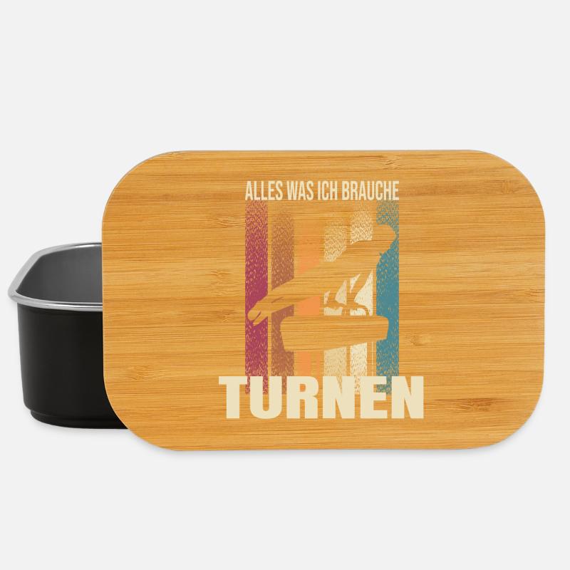 Alles was ich brauche - Turnen - Lunch Box - Schwarz