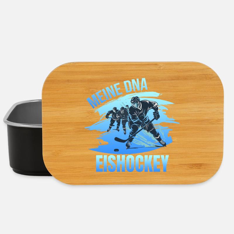 Meine DNA - Eishockey - Lunch Box - Schwarz