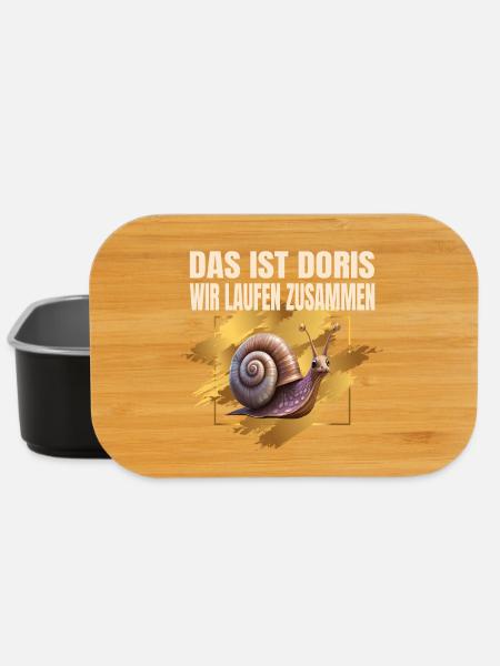 Das ist Doris Wir laufen zusammen - Lunch Box - Schwarz