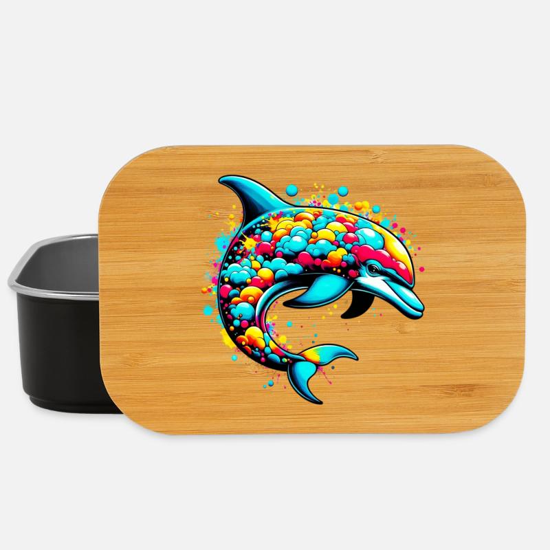 Delfin - Lunch Box - Schwarz