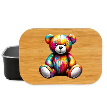 Orso orsacchiotto Teddy Bear - Lunch Box - black - Front