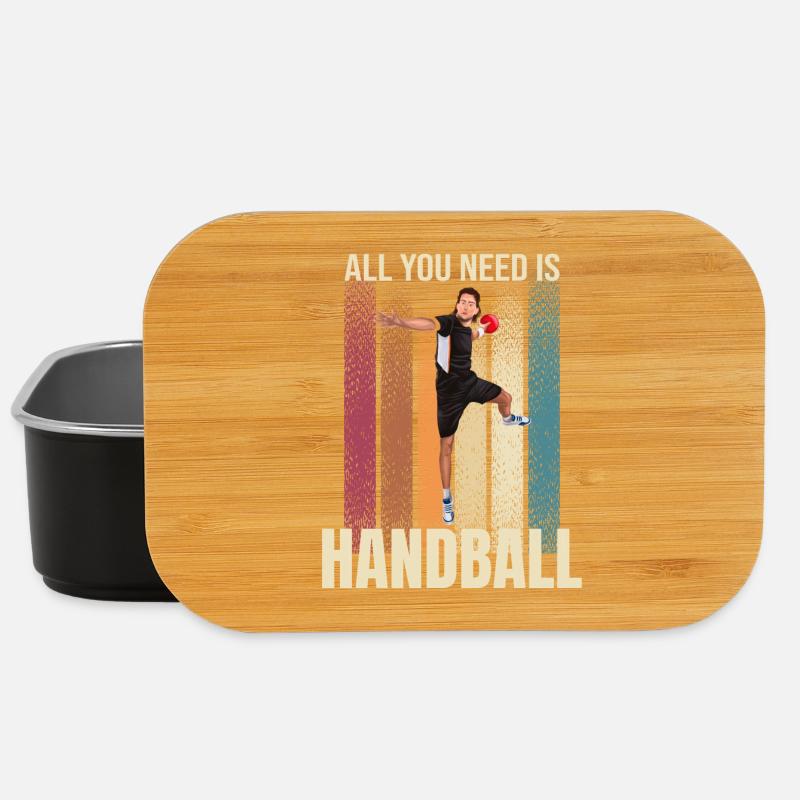 All you Need is Handball - Lunch Box - Schwarz
