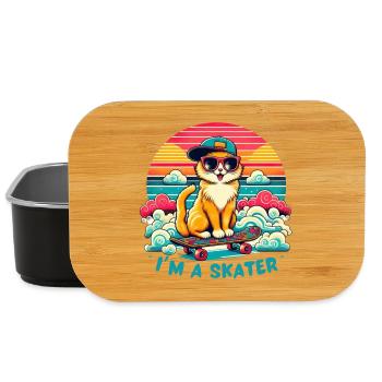 Ich bin ein Skater - Lunch Box - Schwarz - Vorne