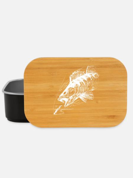 Poisson de vie ! - T-shirt de pêche Zander Attack 2 W - Boîte à goûter - noir