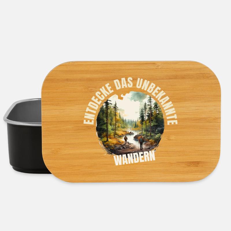 Entdecke das Unbekannte - Lunch Box - Schwarz