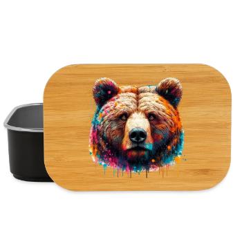 Bear - Lunch Box - black - Front