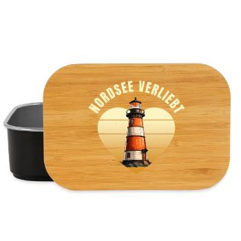 Nordsee verliebt - Lunch Box - Schwarz - Vorne