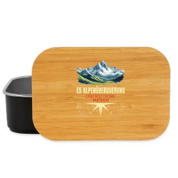 E5 Alpenüberquerung - Lunch Box - Schwarz - Vorne