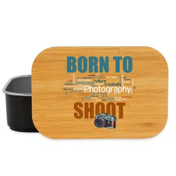 Born to shoot - Lunch Box - Schwarz - Vorne