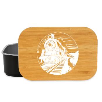 Railway Graphic - Lunch Box - black - Front