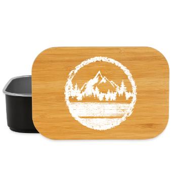 Circle Mountain Lake Forest - Lunch Box - black - Front