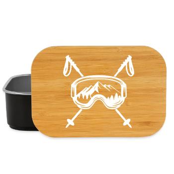 Mountain Adventure Skibrille Design - Lunch Box - Schwarz - Vorne