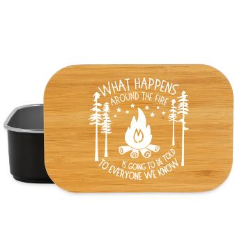 Feuer um den Lagerfeuer-Geist - Lunch Box - Schwarz - Vorne