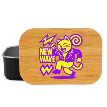 New Wave Cat - Lunch Box - Schwarz - Vorne