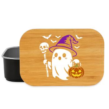 Fantôme, Costume de fête d’Halloween - Citrouille - Boîte à goûter - noir - Devant