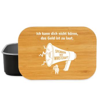 Mächtige Wirtschaftsdemo Illustration - Lunch Box - Schwarz - Vorne