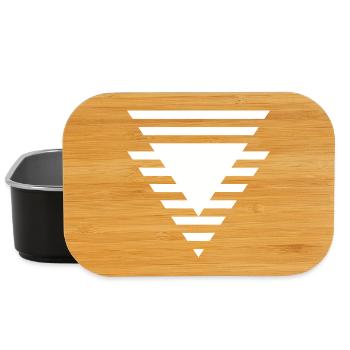 Stepped Triangular Prism - Lunch Box - black - Front