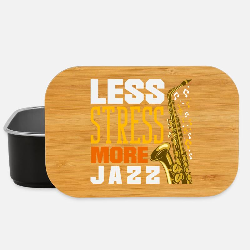 Saxofon - Lunch Box - Schwarz