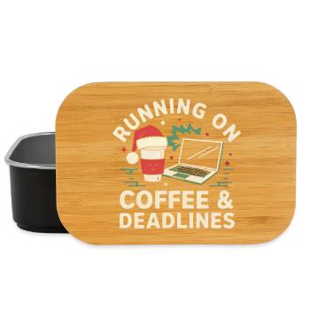Office Christmas - Lunch Box - black - Front