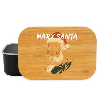 T-shirt icône du Père Noël Marx - Boîte à goûter - noir - Devant