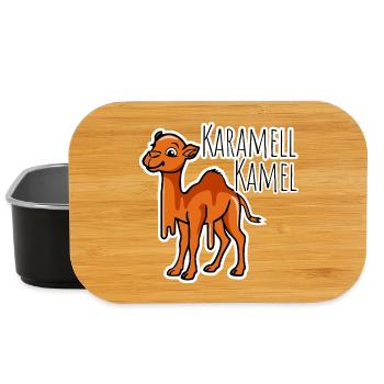 Camel from caramel - delicious and funny joke - Lunch Box - black - Front