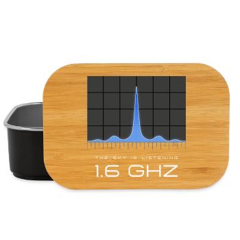 UAP Frequenz 1.6 GHz – Der Himmel hört zu - Lunch Box - Schwarz - Vorne