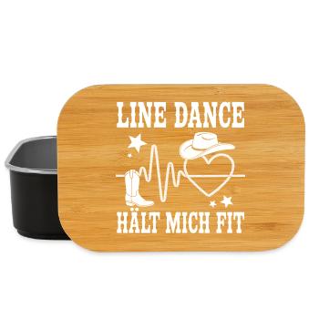 Line Dance Herzschlag Cowboy - Lunch Box - Schwarz - Vorne