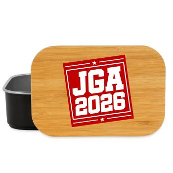 Jga 2026 Enterrement de vie de garçon - Boîte à goûter - noir - Devant