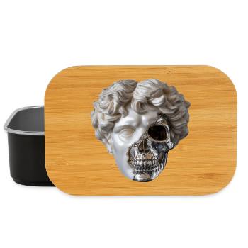 Klassik trifft Stahlskull - Lunch Box - Schwarz - Vorne