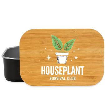 Plantes du Club de Survie des plantes d’intérieur - Boîte à goûter - noir - Devant