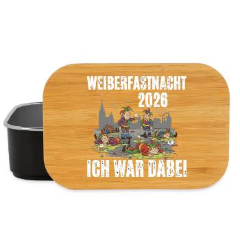 Weiberfastnacht 2026 - Lunch Box - black - Front