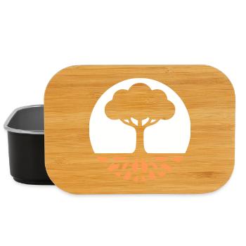 Baum des Lebens Wurzeln - Lunch Box - Schwarz - Vorne
