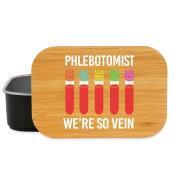 Phlebotomist Nurse Nurse Blood Sampling - Lunch Box - black - Front