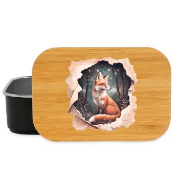 Fuchs Vintage - Lunch Box - Schwarz - Vorne