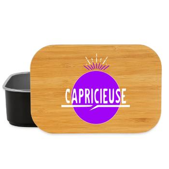 Capricious - Lunch Box - black - Front