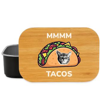 MMMM Tacos - Boîte à goûter - noir - Devant