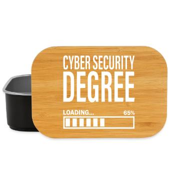 Cybersicherheits-Studenten-Ingenieur Cybersicherheit - Lunch Box - Schwarz - Vorne