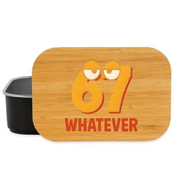 Six Seven Whatever Italian Brainrot Humor Meme  - Lunch Box - Schwarz - Vorne