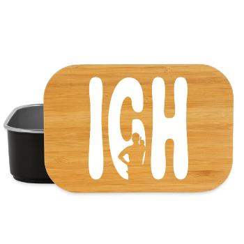 I Silhouette Typo Force - Thumbs Up - Lunch Box - black - Front