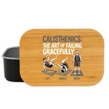 Calisthenics Gracefully - Lunch Box - black - Front